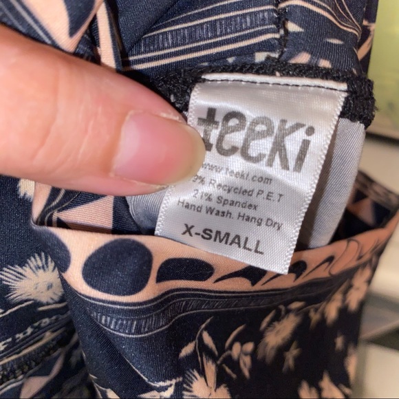 Teeki Hot Pants Moon Flower sz XS #B0 - Picture 5 of 6